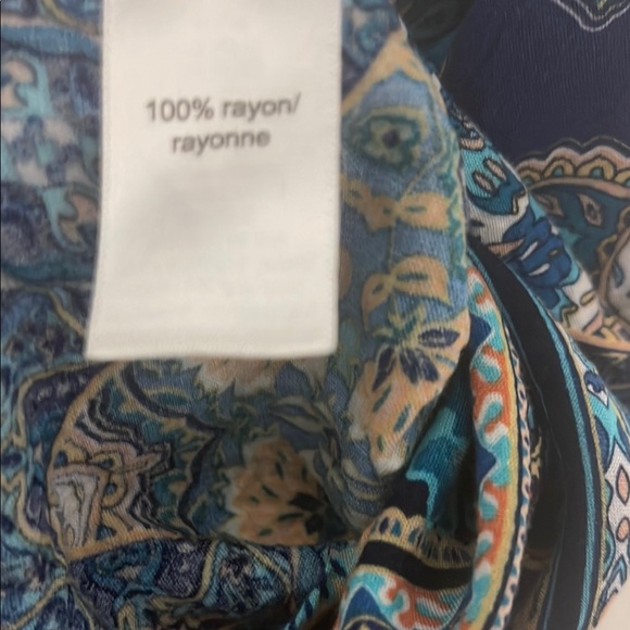 Maurices Floral Blue Sleeveless Dress Size XS EUC - Picture 6 of 7